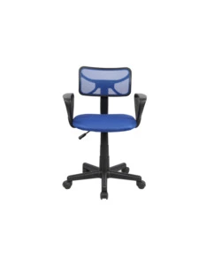 SEDIA UFFICIO BLU "SPOT2" CON BRACCIOLI, 54X87X44 CM